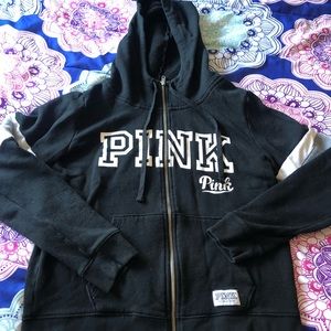 Pink zip up